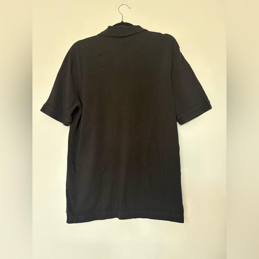 Roots Mens Black Polo Short Sleeve Shirt Size S 100% Cotton Business Casual - Picture 4 of 10